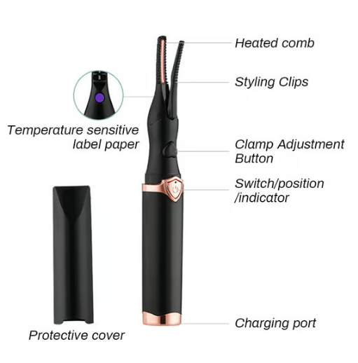 Electric Eyelash Curler for Instant Glam