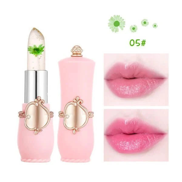 (🔥BUY 1GET 1 FREE )-Crystal Jelly Flower Color Changing Lipstick-✨