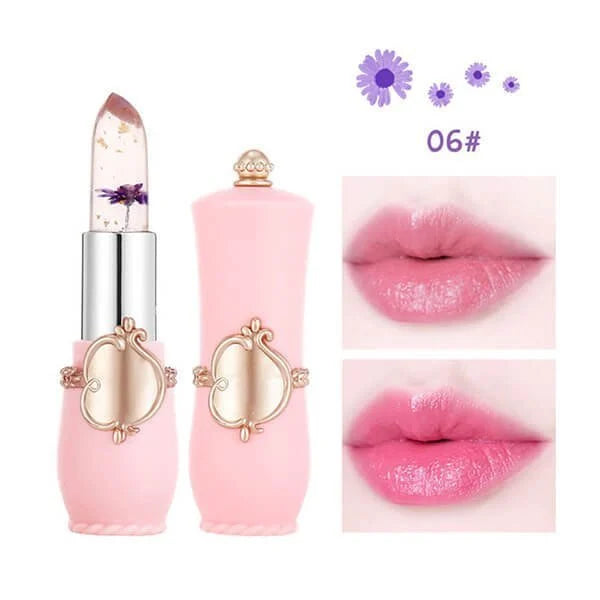 (🔥BUY 1GET 1 FREE )-Crystal Jelly Flower Color Changing Lipstick-✨