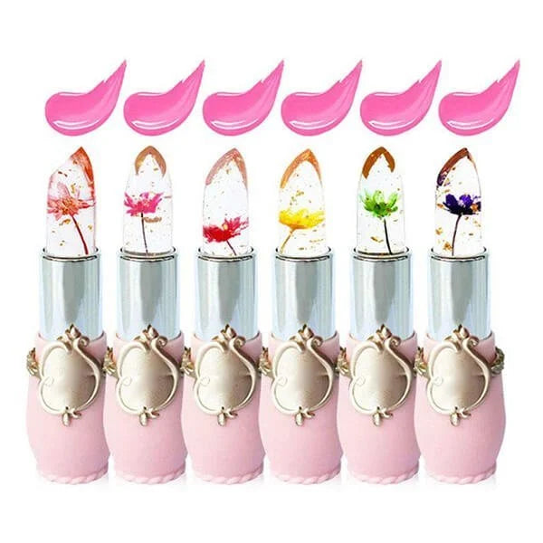 (🔥BUY 1GET 1 FREE )-Crystal Jelly Flower Color Changing Lipstick-✨