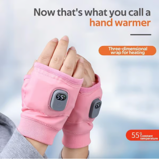 Smart Thermostatic Heated Fingerless Gloves