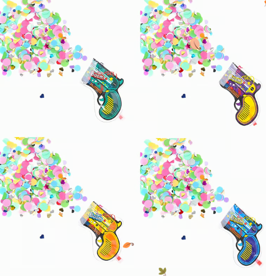 Confetti Cannon Self-inflating toys - inflatable fireworks gun