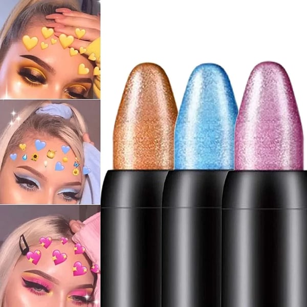 🔥15 Colors Highlighter Eyeshadow Pencil Waterproof Glitter Eye Shadow Eyeliner Pen