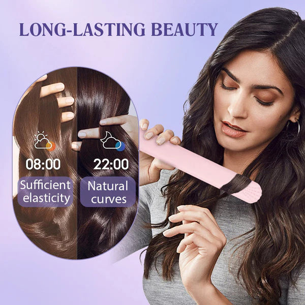 2-in-1 Mini Curling Wand & Flat Iron Hair Straightener (50%OFF)