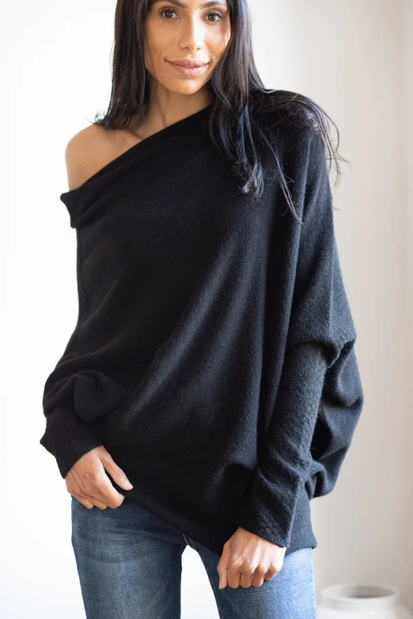 🎄Early Christmas Sale- 49% Off✨Asymmetric Draped Jumper