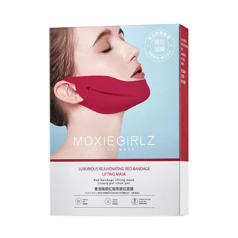 Firming and anti-aging Red bandage lift mask