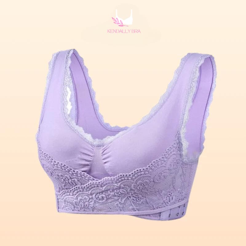 LAST DAY SALE 48% – Comfy Corset Adjustable Bra Front Cross Side Buckle Lace Bras