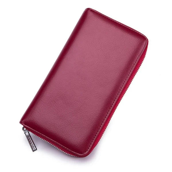 🔥Unisex Anti-Credit Card Fraud Multi-compartment Genuine Leather Wallet