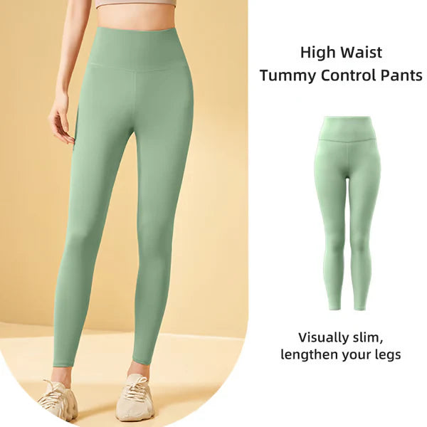 HIGH WAISTED TUMMY CONTROL SIDE POCKET SHAPING TRAINING LEGGINGS