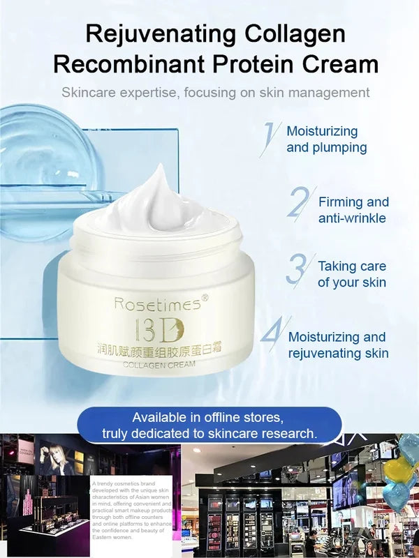 💥2024 New Rejuvenating Collagen Recombinant Protein Cream