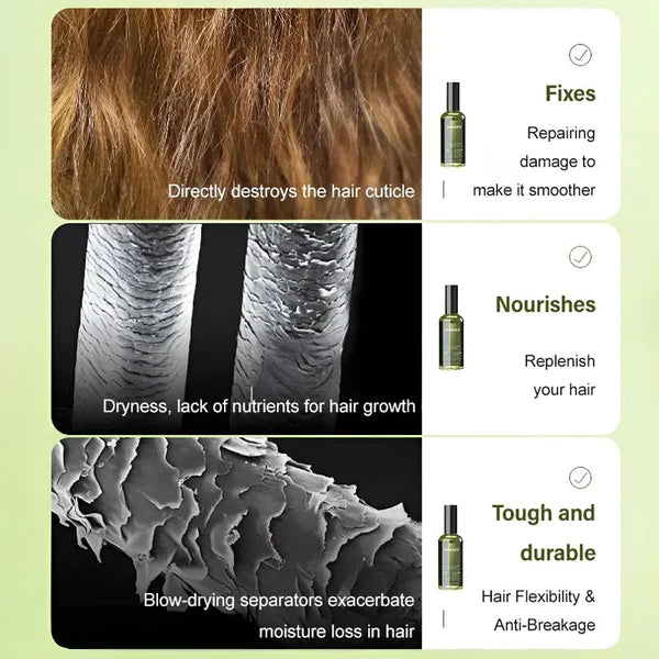 Fragrance hair care essential oil