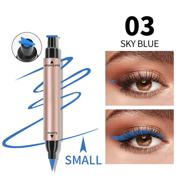 🎅Buy 1 get 1 free | Double triangular liquid eyeliner