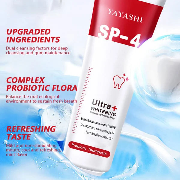 🔥2024 HOT SALE - YAYASHI SP-4™ Probiotic Whitening Toothpaste