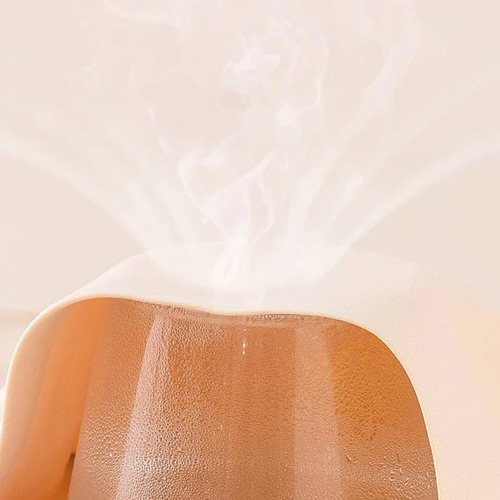 Roupa íntima feminina de seda gelada com cintura alta e controle de barriga e levantamento de quadril