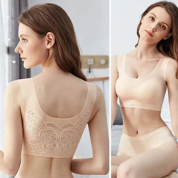 Ultra thin Seamless Back Push up Comfortable Bra