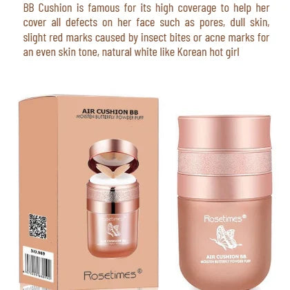 Butterfly air cushion powder puff BB cream