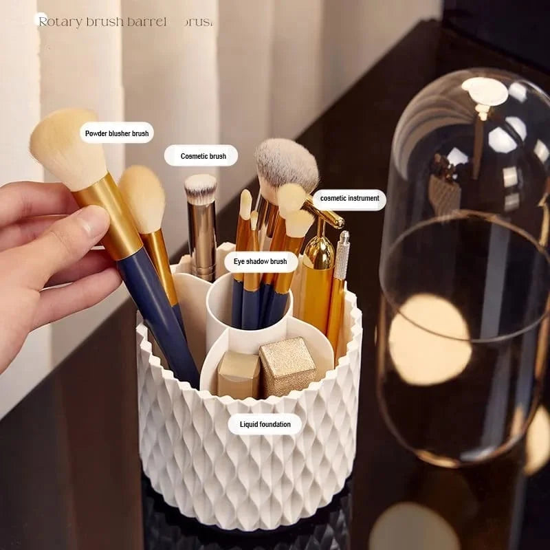 🔥BIG SALE 49% OFF🔥🔥 - Sleek 360° Spinning Makeup Brush Holder