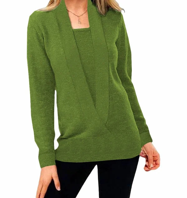 Womens Solid Color Pullover Cropped Knitted Jumpers