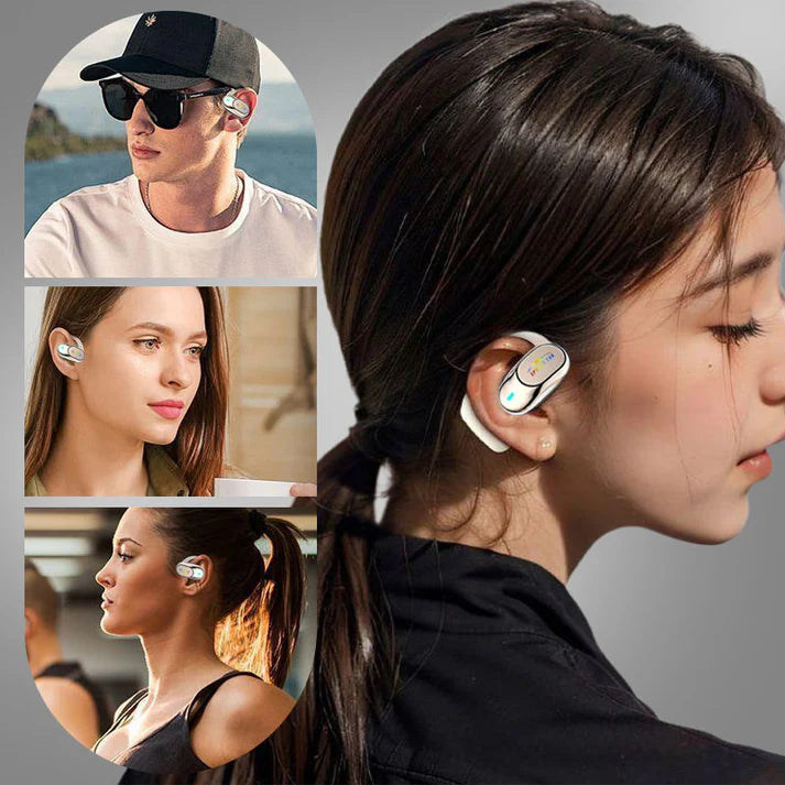 Waterproof Open Ear Earbuds with Noise Cancelling