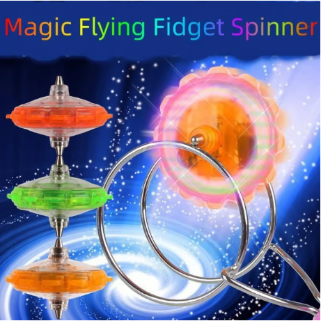 Creative LED Light Luminous Fidget Spinner Magnetic Gyro