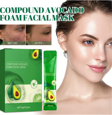 Deep Cleansing Avocado Foam Facial Mask