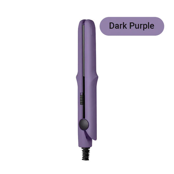 2-in-1 Mini Curling Wand & Flat Iron Hair Straightener (50%OFF)