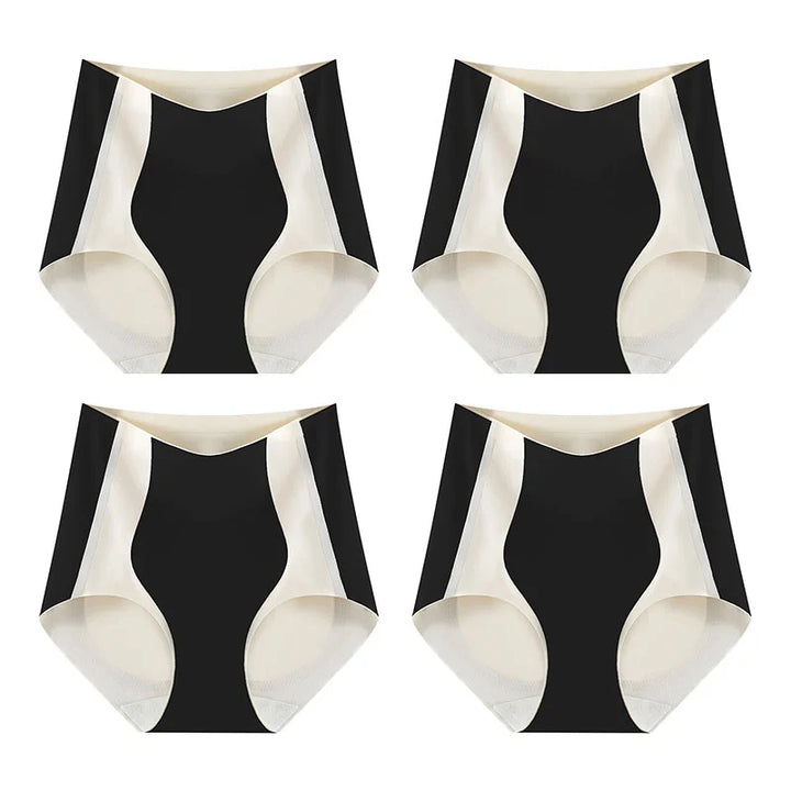 [Hot sale on TikTok]Color-block Traceless Hip-lifting Shaping Panties