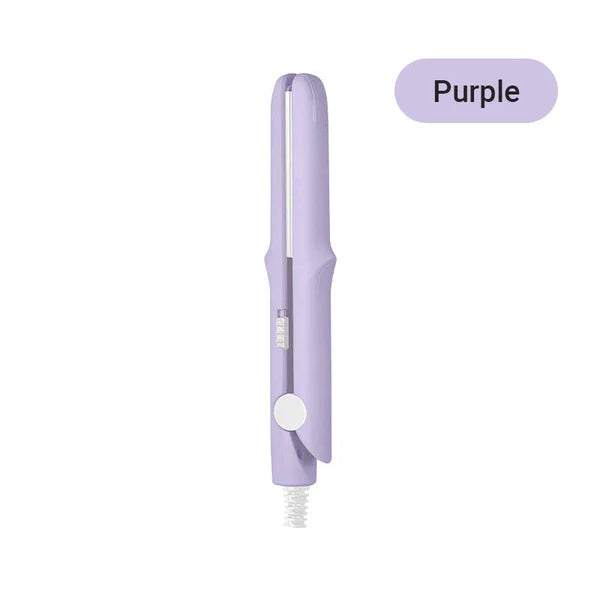 2-in-1 Mini Curling Wand & Flat Iron Hair Straightener (50%OFF)