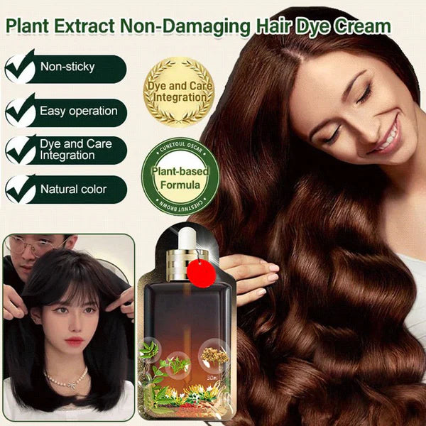 🌈BUY 2 FREE 1🔥Plant Extract Non-damage Hair Dye Cream