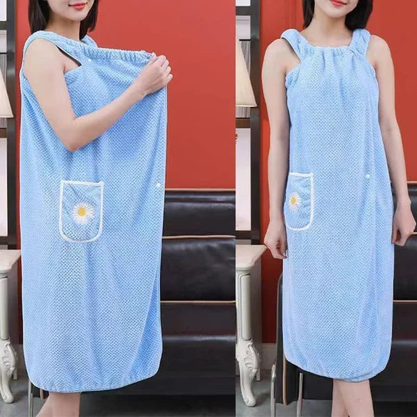 (🔥High Repurchase Rate)2024 Quick Dry Absorb Water Wearable Bath Towel