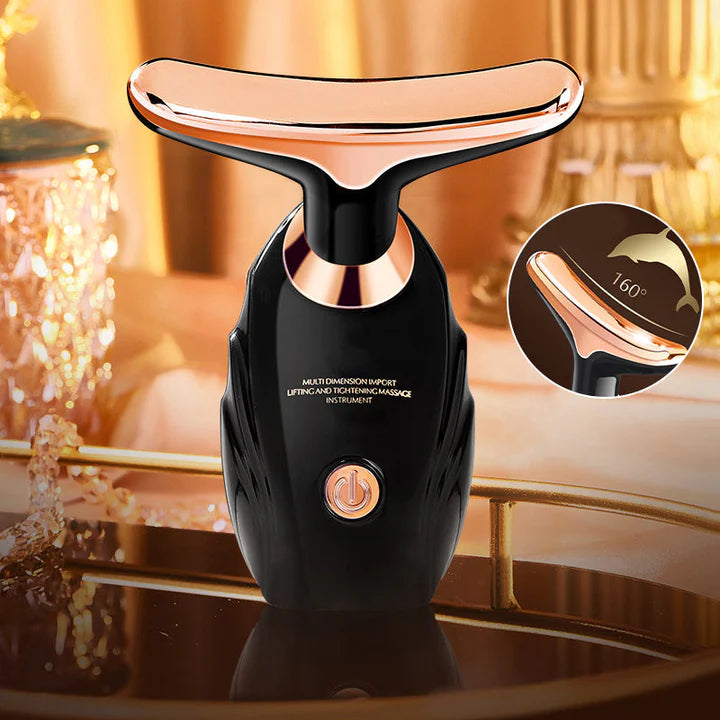 Multidimensional firming facial massager