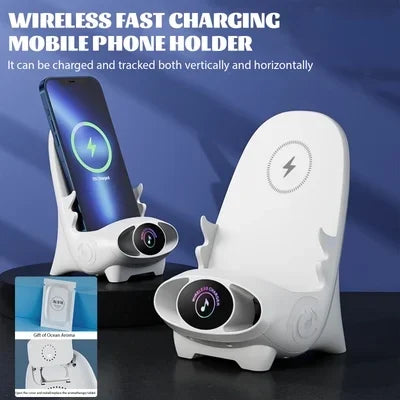 🤩Mini chair wireless fast charger multifunctional phone holder⚡️