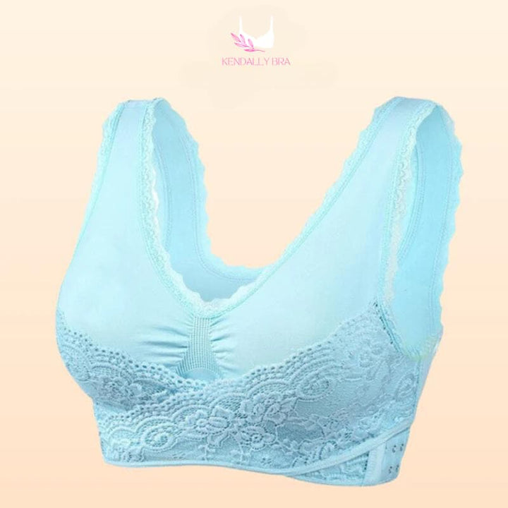 LAST DAY SALE 48% – Comfy Corset Adjustable Bra Front Cross Side Buckle Lace Bras