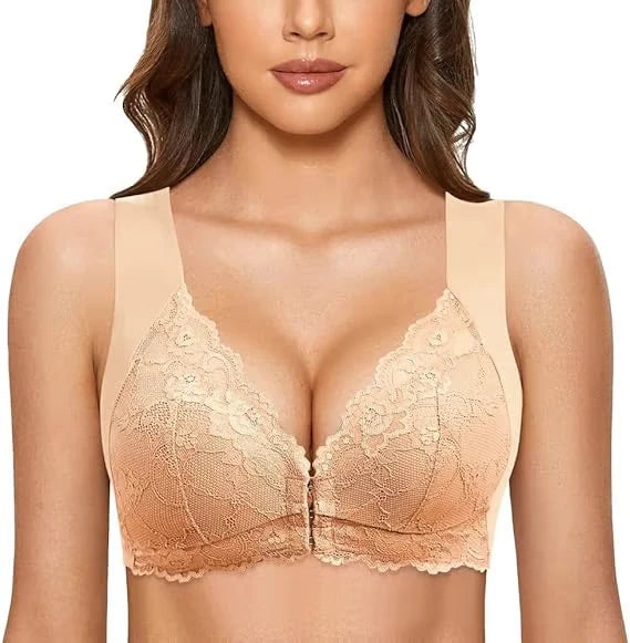 FULL COVERAGE FRONT CLOSURE SUPPORT BRA COMFORT SLEEP BRA