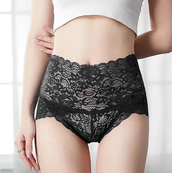 HIGH WAIST PRETTY LACE PANTIES