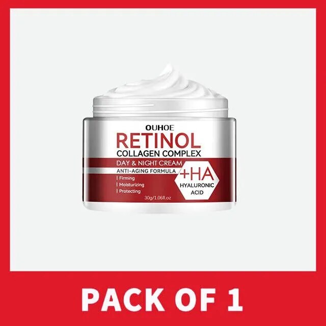 Retinol Wrinkle Removing Cream Anti Aging Firming Lifting Fade Fine Lines Moisturizing Brightening Skin Care Korean Cosmetics