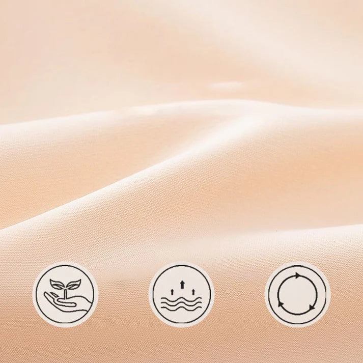 Roupa íntima feminina de seda gelada com cintura alta e controle de barriga e levantamento de quadril