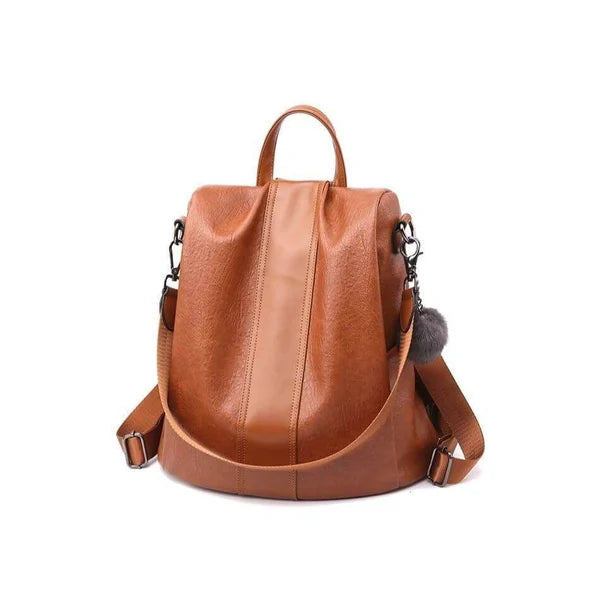 limited edition leather ladies' anti-theft backpack