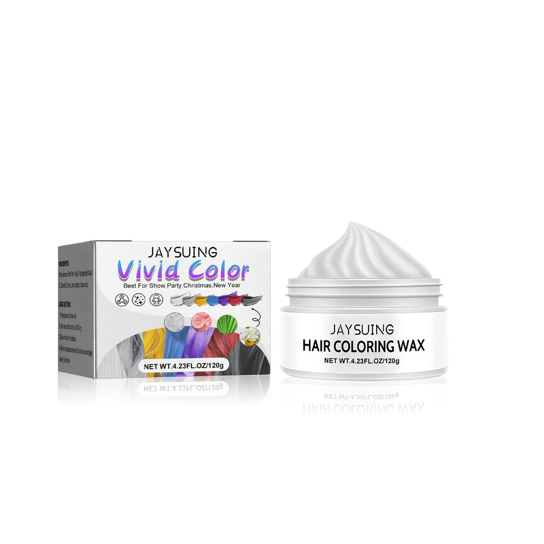 Color hair wax