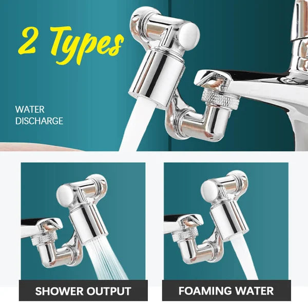 Universal 1080° Swivel Robotic Arm Swivel Extension Faucet Aerator