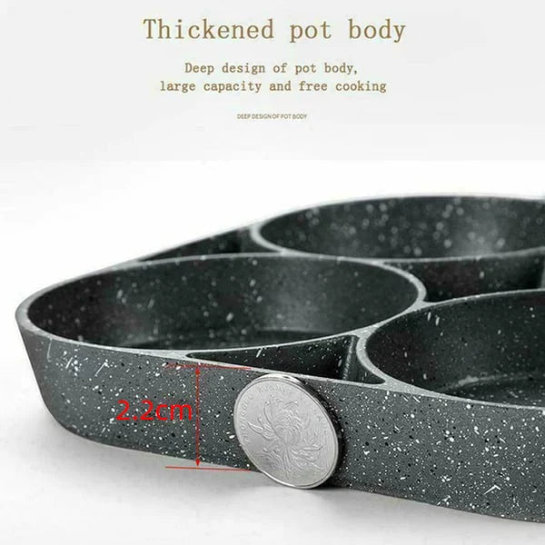 4 Hole Maifanshi Stone Non-stick Egg Ham Pot