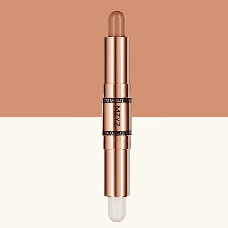 Natural double-end highlight contour stick