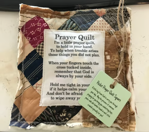 Prayer Quilt with cross inside✝️