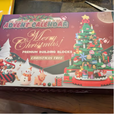 Advent Calendar 2024 Christmas Tree Building Set