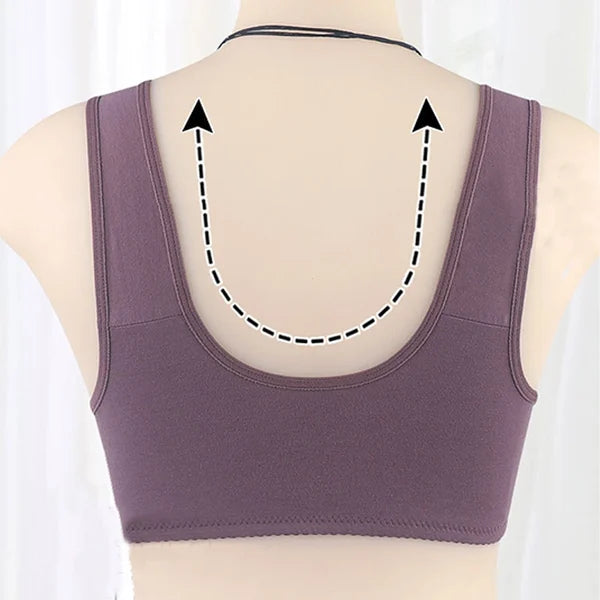 2024 Christmas Hot Sale New Cotton Front Closure Bra