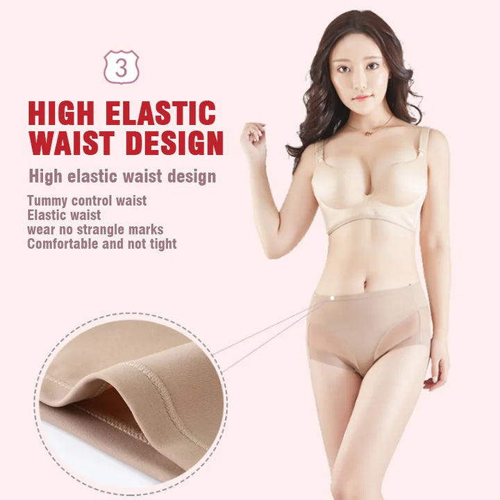 🎁Last Day 49% OFF--High Waist Ice Silk Seamless Shaping Briefs