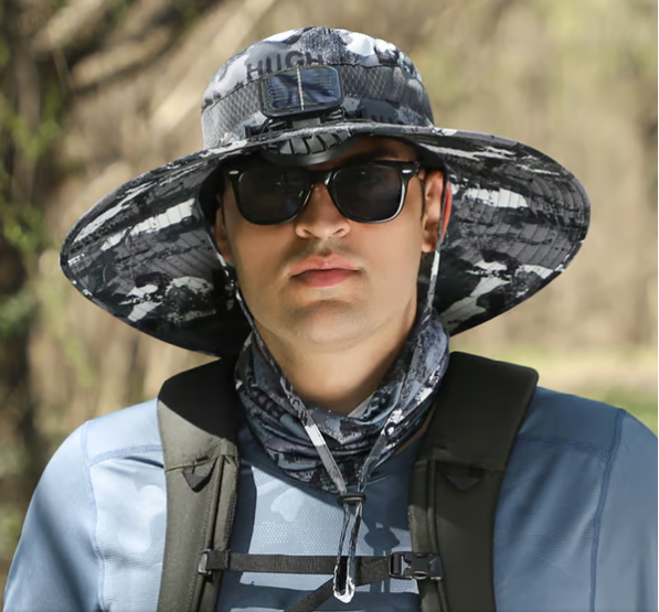 🏆 50K+ SOLD! ⚡2025 New Ultralight Solar Fan Sun Hat – Lighter Than a Baseball!⚾(Only 11oz)