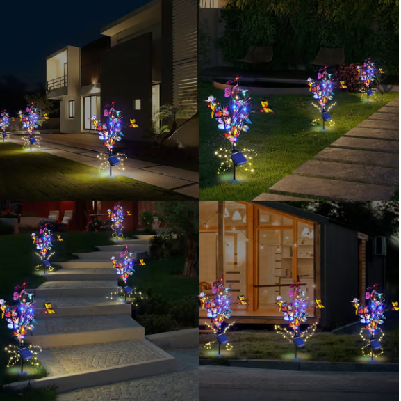 Solar Outdoor Butterfly Lights