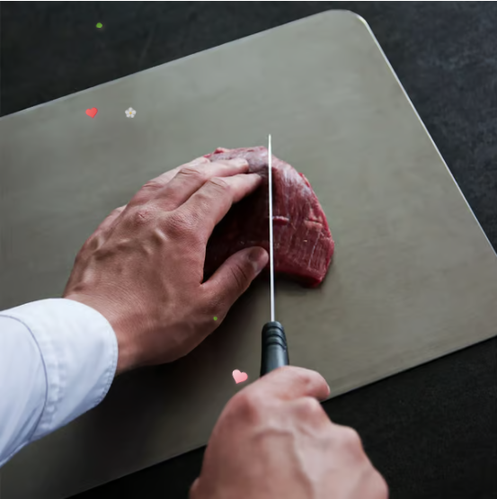 100% Pure Titanium Cutting Board