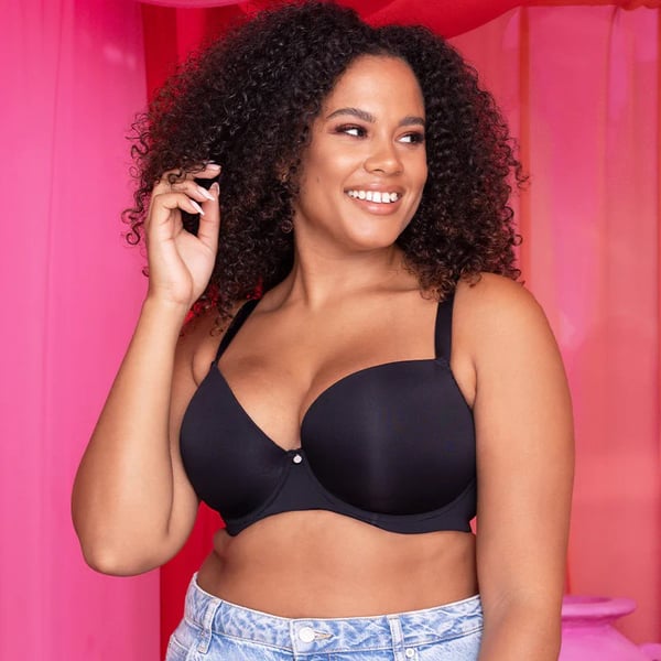 Full Coverage Support Plus Size T-shirt bra